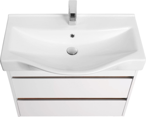 Мебель для ванной AQUATON Нортон 80, подвесная, белый глянец фото 13 Мебель для ванной AQUATON Нортон 80, подвесная, белый глянец фото 13