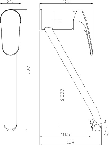 2 781 руб. Смеситель Rossinka RS45-21 для кухонной мойки фото 2 Смеситель Rossinka RS45-21 для кухонной мойки фото 2