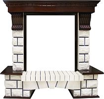 Портал Royal Flame Pierre Luxe темный дуб