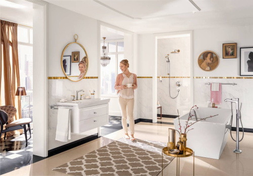 Смеситель Hansgrohe Metropol Classic 31445000 напольный, хром фото 2