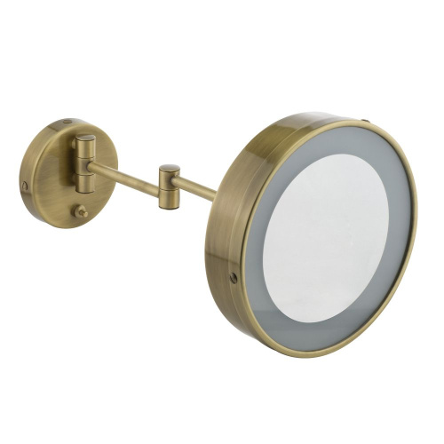 Косметическое зеркало Migliore 21977 с галогеновой подсветкой, бронза фото 3