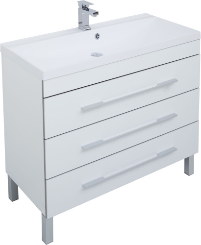 Мебель для ванной Aquanet Верона 100 белая фото 10