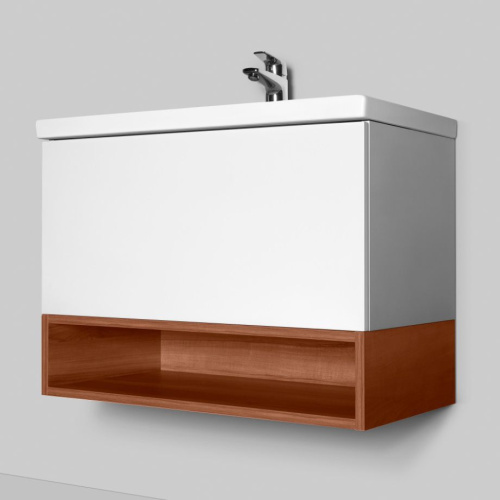 Мебель для ванной AM.PM Gem 75 белый глянец, с 1 ящиком + Сертификат AM.PM на 30 дней подписки на медиасервис фото 18