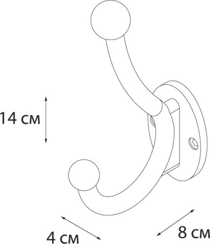 Крючок Fixsen Hotel FX-31005A фото 3 Крючок Fixsen Hotel FX-31005A фото 3