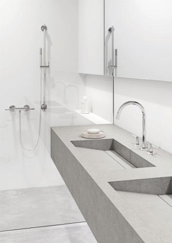 Душевой гарнитур Kludi Nova Fonte Puristic 2084005-15 фото 2