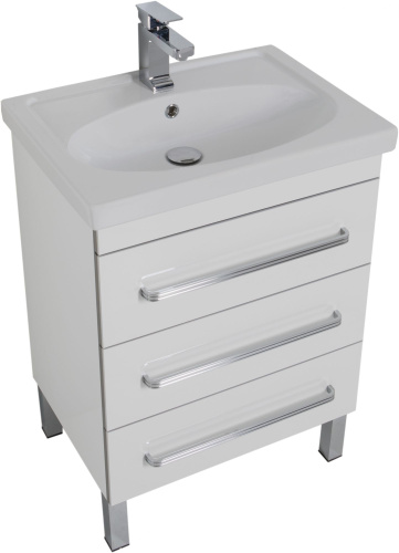 Мебель для ванной Aquanet Сиена 60 напольная белая фото 9 Мебель для ванной Aquanet Сиена 60 напольная белая фото 9