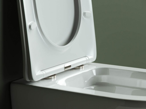 Унитаз подвесной Ceramica Nova Highlight CN1804 с микролифтом, безободковый фото 10