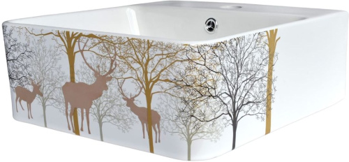 Раковина Bronze de Luxe Deer 1060GD золотая фото 3