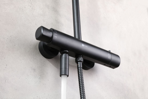 40 881 руб. Душевая стойка Lemark Bronx LM3772BL c термостатом, черная фото 5 Душевая стойка Lemark Bronx LM3772BL c термостатом, черная фото 5