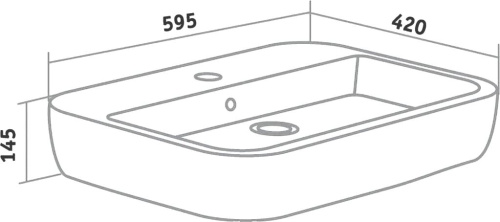 Тумба с раковиной Runo Вудлайн 65, скандинавский дуб, раковина Caspia 60 Square фото 9