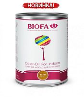 Цветное масло Biofa 8521-02 Color-Oil For Indoors Золото, для интерьера