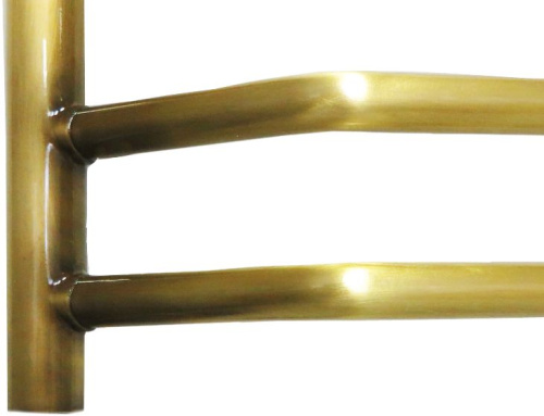 Полотенцесушитель водяной Domoterm Лаура П6 50x80, античная бронза фото 3