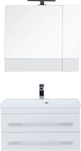 Мебель для ванной Aquanet Нота 75 белая фото 4