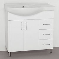 Мебель для ванной Style Line Эко Стандарт №25 82 белая, правая