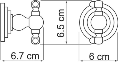 Крючок Wasserkraft Ammer K-7023D фото 3 Крючок Wasserkraft Ammer K-7023D фото 3