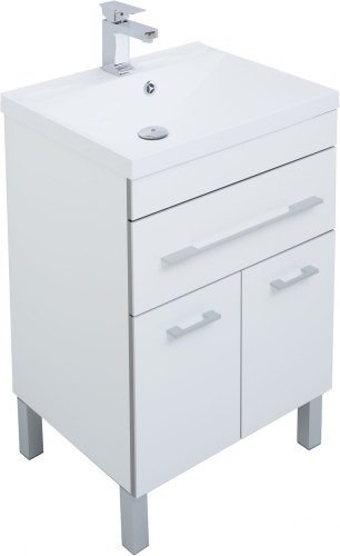 Мебель для ванной Aquanet Верона 58 белая, 1 ящик, 2 двери фото 10