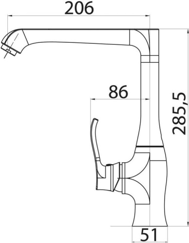 5 390 руб. Смеситель BelBagno Trula TRU-LAM-CRM для кухонной мойки фото 2 Смеситель BelBagno Trula TRU-LAM-CRM для кухонной мойки фото 2