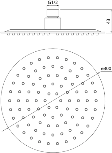 Верхний душ IDDIS 00430RSI64 фото 2