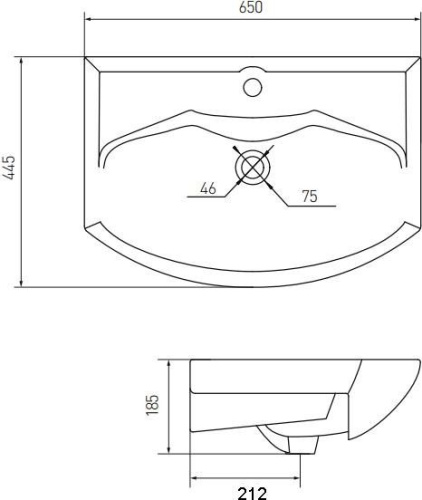 Мебель для ванной AQUATON Ария Н 65 белая фото 6