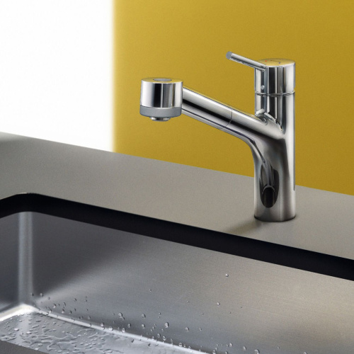 Смеситель Hansgrohe Talis M52 73860000 для кухонной мойки, хром фото 2
