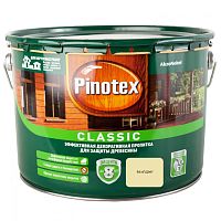 Пропитка декоративная для защиты древесины Pinotex Classic AWB бесцв. 9 л