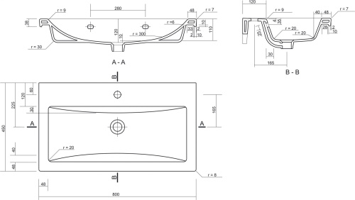 Мебель для ванной Aquanet Порто 80 белая фото 4