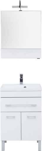Мебель для ванной Aquanet Верона 58 белая, 1 ящик, 2 двери фото 5