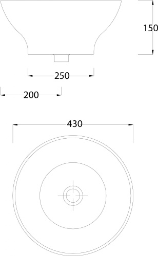 Раковина ArtCeram Fuori TFL002 43 см фото 3