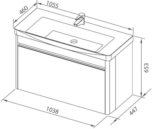 Мебель для ванной Aquanet Вилора 105 фото 6