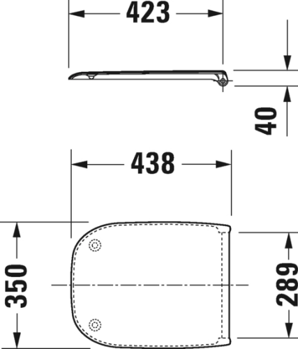 Унитаз подвесной Duravit D-code 45700900A1 безободковый фото 5