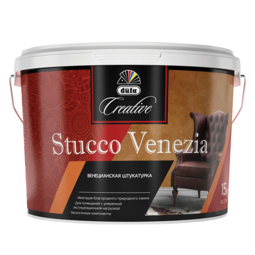 Покрытие декоративное Dufa Creative Stucco Venezia эффект венецианской штукатурки 4 кг.