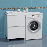 Мебель для ванной СанТа Лондон 60 под стиральную машину, 2 ящика, L