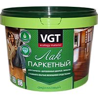 VGT ЛАК ПО ДЕРЕВУ АКРИЛОВЫЙ ПАРКЕТНЫЙ для пола, мебели внутри помещения, матовый (0,9кг)