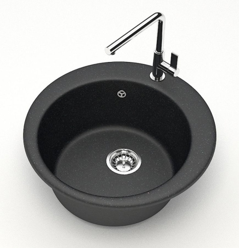 3 986 руб. Мойка кухонная ZETT lab. T030Q004 черная фото 2 Мойка кухонная ZETT lab. T030Q004 черная фото 2