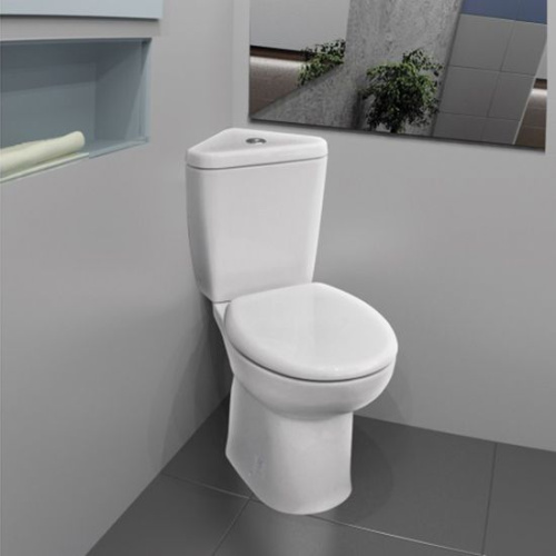 Унитаз-компакт Serel Friendly 6706 угловой, с микролифтом фото 3