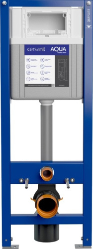 Система инсталляции для унитазов Cersanit Aqua Smart M 40 + кнопка смыва Cersanit Presto BU-PRE/Cg хром глянцевый фото 2