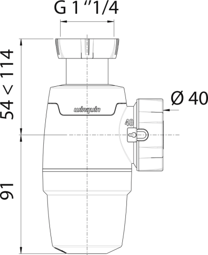 Сифон для раковины Wirquin Neo 30987068 фото 3