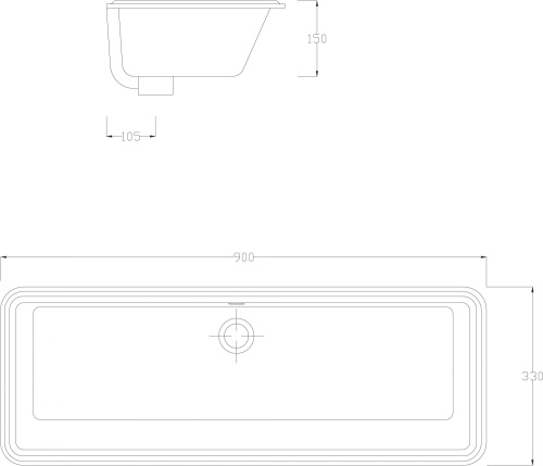 Раковина ArtCeram Gea 90 фото 3