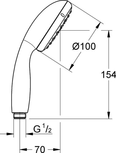 Душевая лейка Grohe Tempesta New 27852001 фото 2