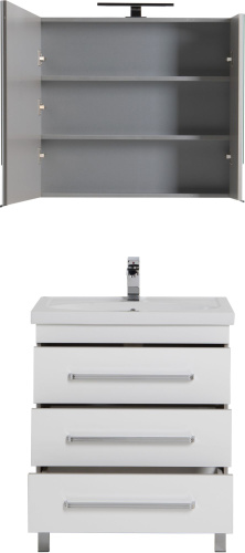 Мебель для ванной Aquanet Сиена 70 напольная белая фото 11 Мебель для ванной Aquanet Сиена 70 напольная белая фото 11