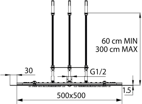 46 400 руб. Верхний душ Clever Niagara 61468 фото 3 Верхний душ Clever Niagara 61468 фото 3