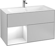 Мебель для ванной Villeroy & Boch Finion G030GFGJ 100 с подсветкой и освещением стены