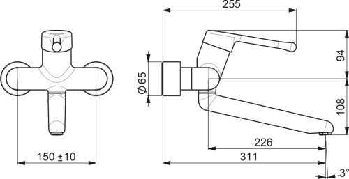 Смеситель Oras Medipro 5536A для раковины фото 2