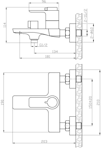 12 090 руб. Термостат Rossinka RS50-31 для ванны с душем фото 3 Термостат Rossinka RS50-31 для ванны с душем фото 3
