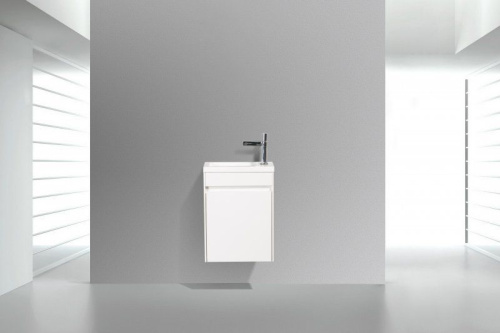 Тумба с раковиной BelBagno Pietra Mini 46 R bianco lucido фото 10