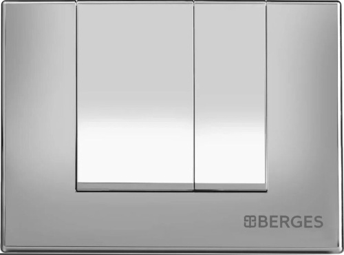 Система инсталляции для унитазов Berges Wasserhaus Novum 040243 с кнопкой смыва, хром глянец фото 5