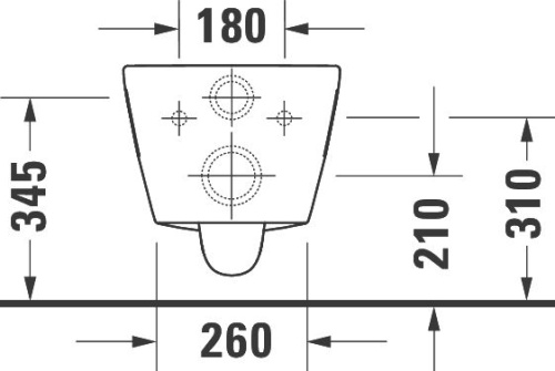 Унитаз подвесной Duravit D-Neo 2578090000 безободковый фото 4