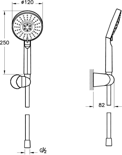 7 670 руб. Душевой гарнитур VitrA Master Slot 3F A45690EXP фото 2 Душевой гарнитур VitrA Master Slot 3F A45690EXP фото 2