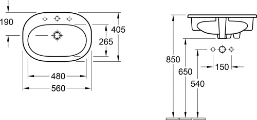 23 338 руб. Раковина Villeroy & Boch O.novo 416156 01 альпийский белый фото 5 Раковина Villeroy & Boch O.novo 416156 01 альпийский белый фото 5