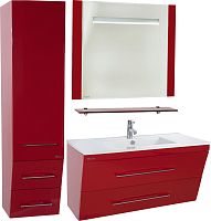 Мебель для ванной Bellezza Берта подвесная 100 красная
